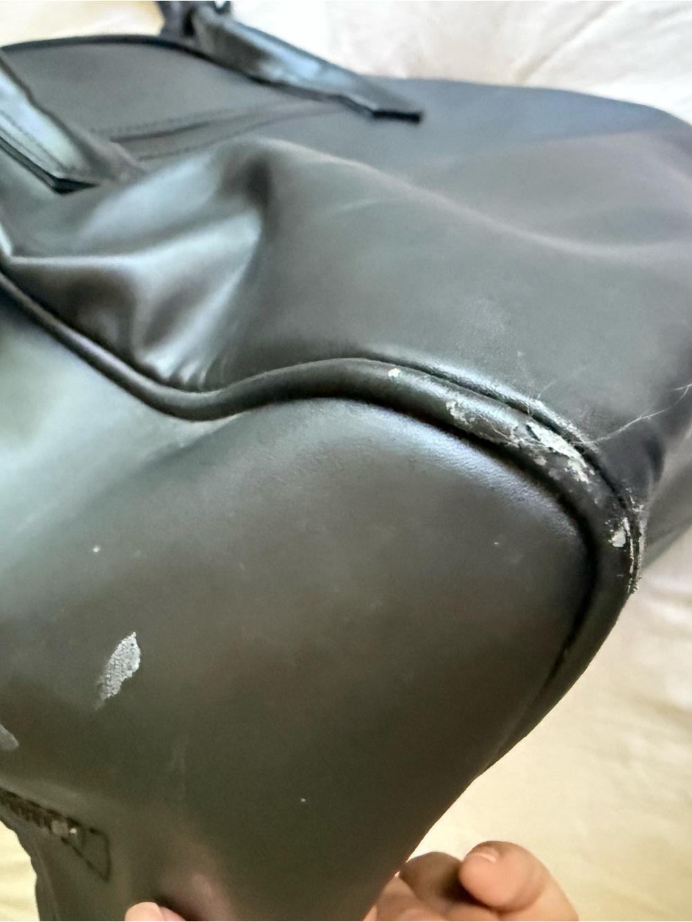 lululemon athletica Black Leather Duffel Tote - Picture 8 of 15